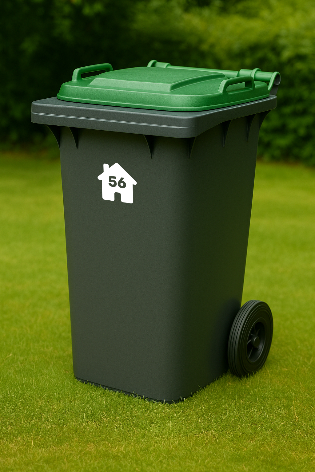 Containersticker eigen huisnummer (4 stuks) weergave 4